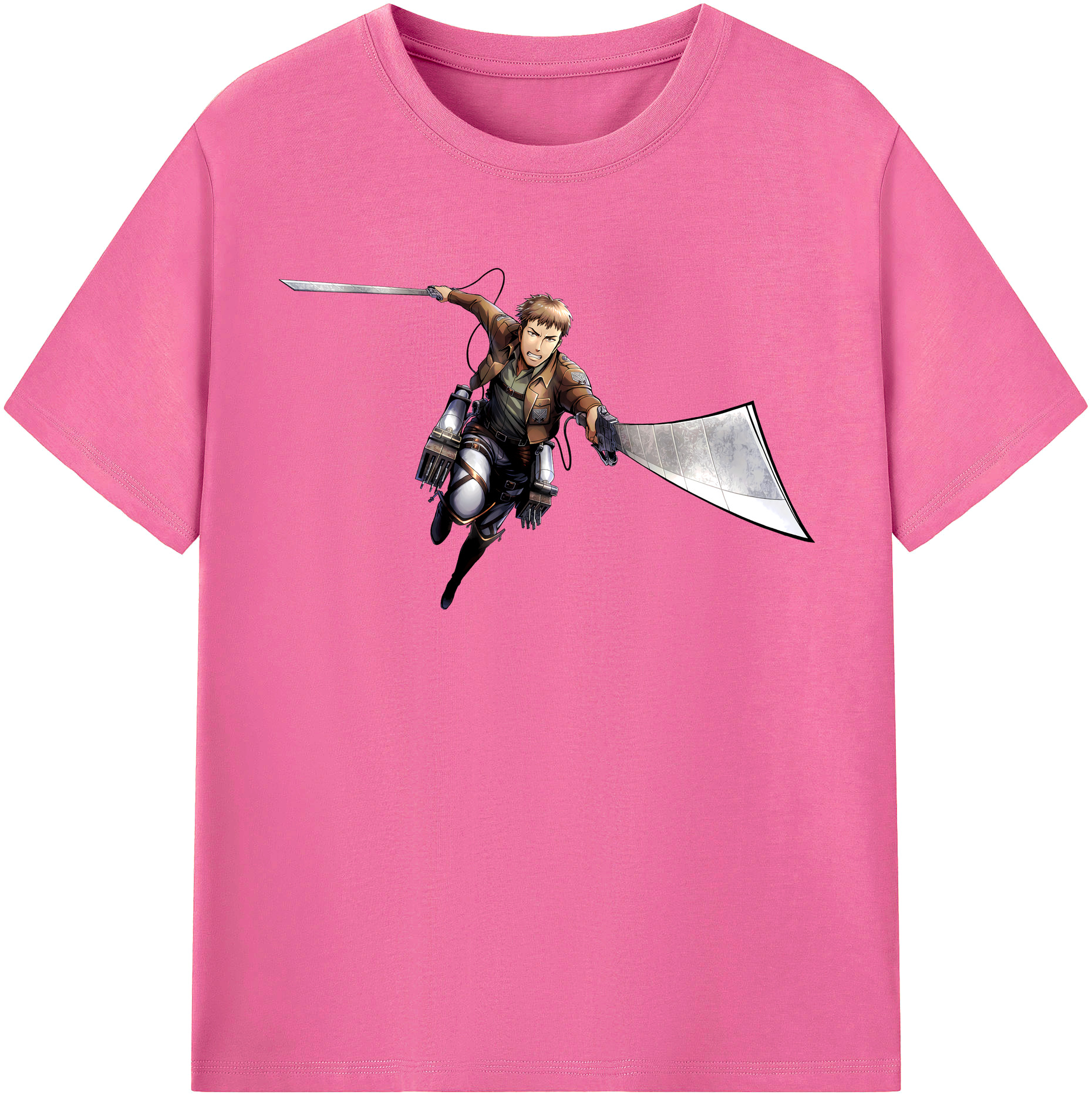 （画像用） 進撃の巨人 Attack on Titan レディースカジュアルプリントTシャツ（綿100％）